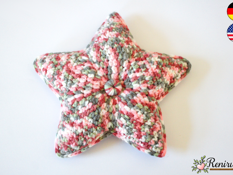 Crochet pattern crackling star