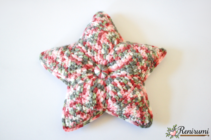 Crochet pattern crackling star