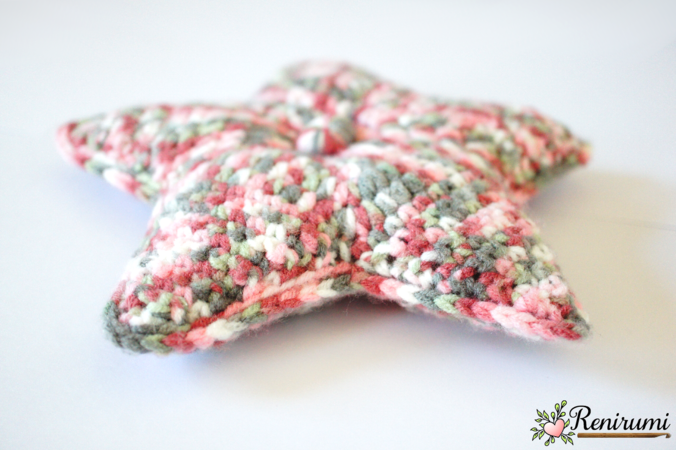 Crochet pattern crackling star