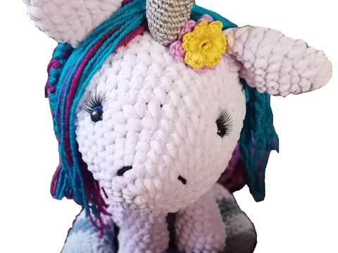 Häkelanleitung Einhorn Luisa