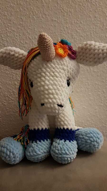 Häkelanleitung Einhorn Luisa - Bild 2