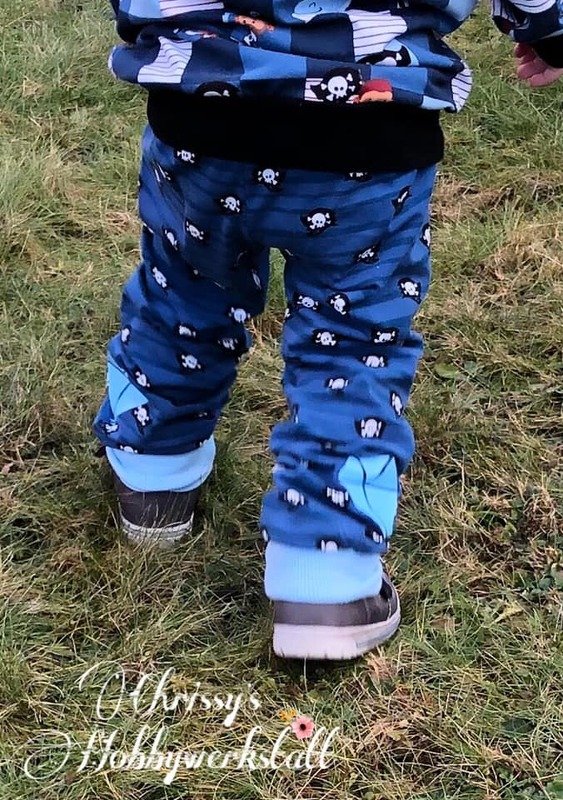 Hose Diamond Baby Pants Gr. 50 - 92 mit Diamanten-Unterteilung