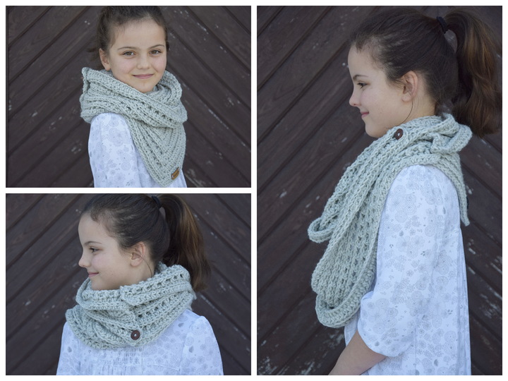 - DELIA - Dreieckschal häkeln für Kleinkinder bis Erwachsene, Schal alle Größen mit Größentabelle, Häkelschal, Loop, Wickelschal, Knopfschal