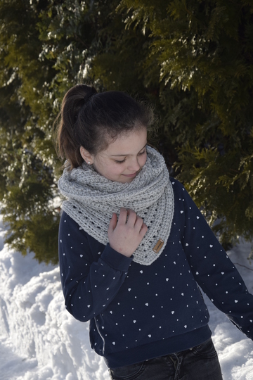 - DELIA - Dreieckschal häkeln für Kleinkinder bis Erwachsene, Schal alle Größen mit Größentabelle, Häkelschal, Loop, Wickelschal, Knopfschal