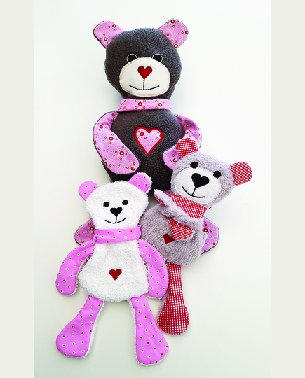 "YlesBär" Schnittmuster / Nähanleitung / Applikationsvorlage