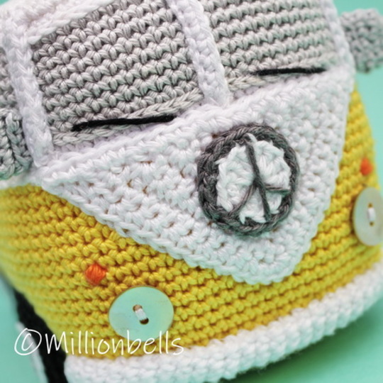 Bus Häkelanleitung Amigurumi Klassischen Kleinbus Bulli