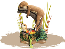 Erdmännchen, Chamäleon und Wurm Häkelanleitung Amigurumi