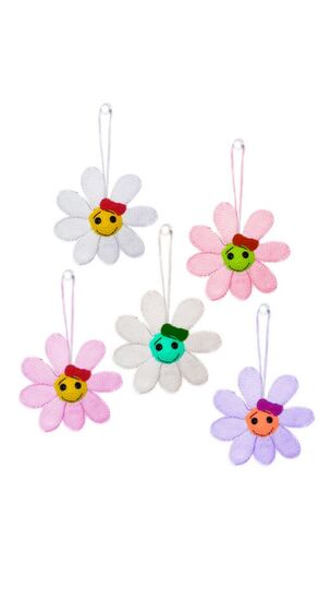 pattern Flower pendant  pdf ternura amigurumi english- deutsch- dutch