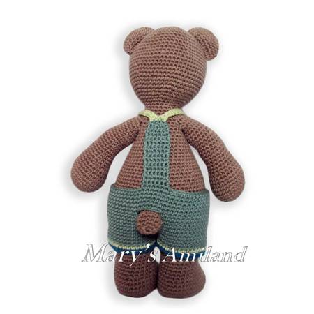 Johnny Bear the Ami - Amigurumi Crochet Pattern