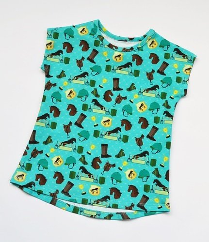 1355 Schnittmuster Mädchenshirt Shirt Kinder T- Shirt Gr. 98 - 152 PDF - Bild 3