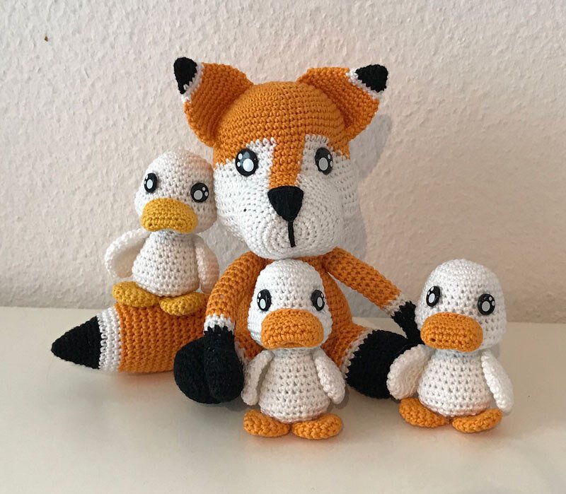 Cotton & Friends: "Frida Fuchs mit Entenkindern" - Bild 2