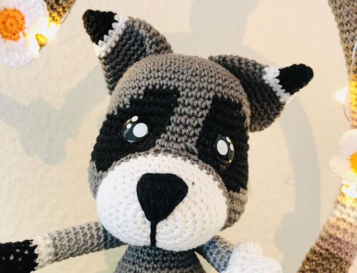 Cotton & Friends: "Wolli Waschbär wühlt im Mülleimer"