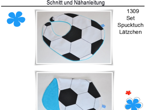 1309 Schnittmuster Babylätzchen Lätzchen Spucktuch Babyparty Geburt PDF