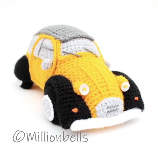 Amigurumi 2CV Classic French Car Crochet Pattern