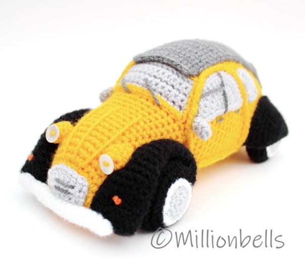 Amigurumi 2CV Classic French Car Crochet Pattern