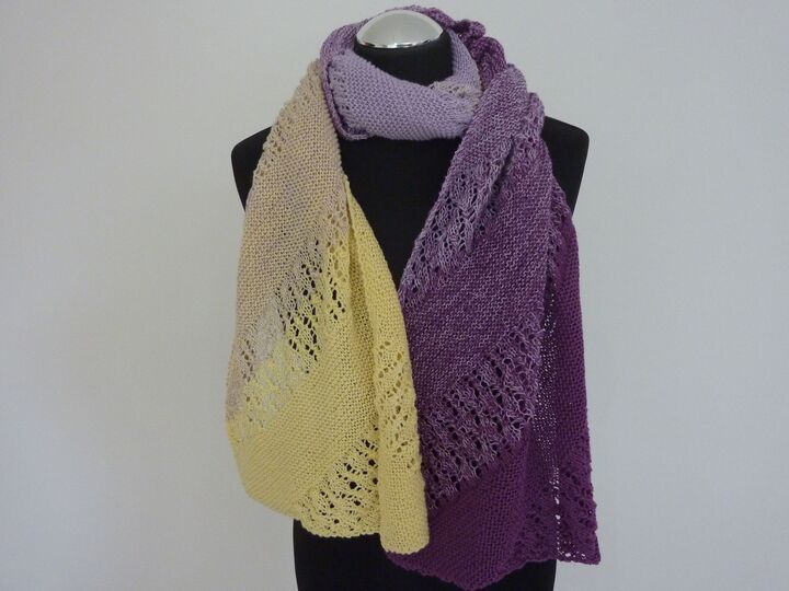 Strickanleitung - Schal "Lavender"