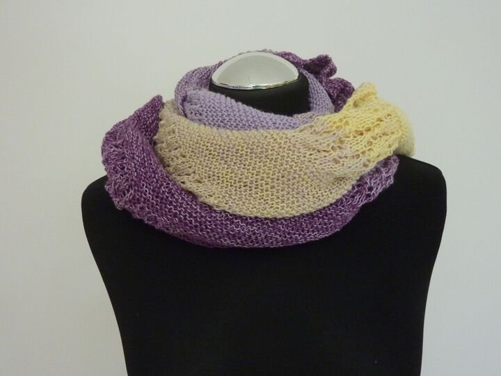 Strickanleitung - Schal "Lavender"