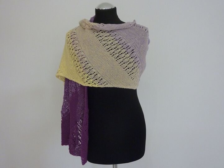 Strickanleitung - Schal "Lavender"