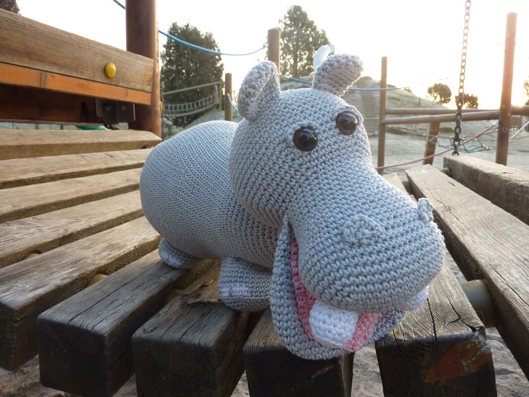 Häkelanleitung - Niklas Nilpferd - Bild 2