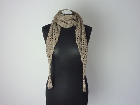 Strickanleitung - Schal "il retino"