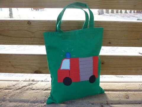 Nähanleitung - Kindertasche "Feuerwehr"