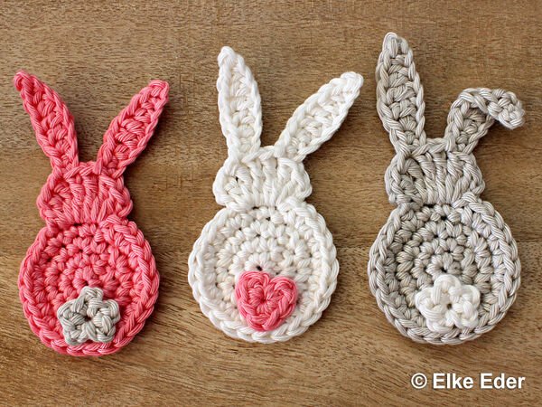 Cute Bunnies for Easter Decoration - Crochet Pattern