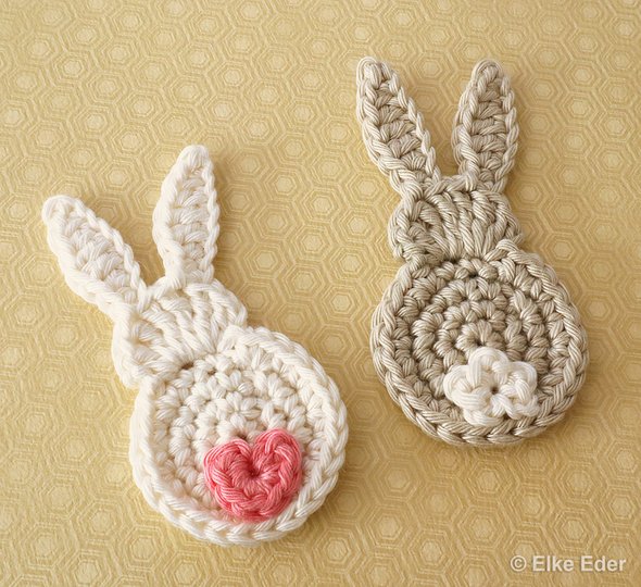 Niedliche Häschen für die Osterdeko - Häkelanleitung