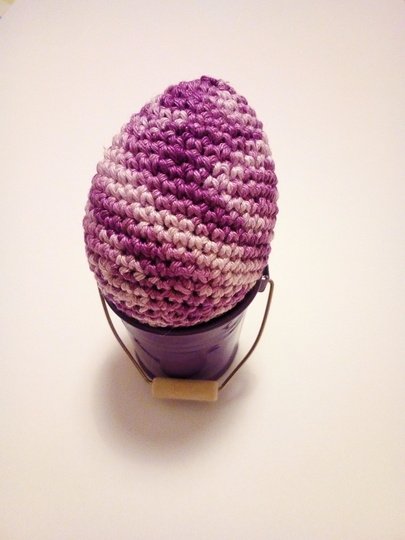 Osterei Häkeln - ein Plasik-Osterei Neu Dekorieren / Verpacken