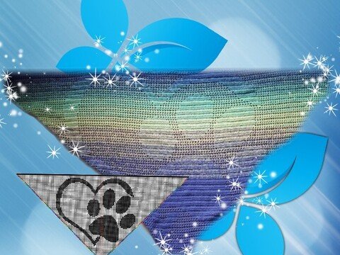 Motivtuch "Hundeliebe"