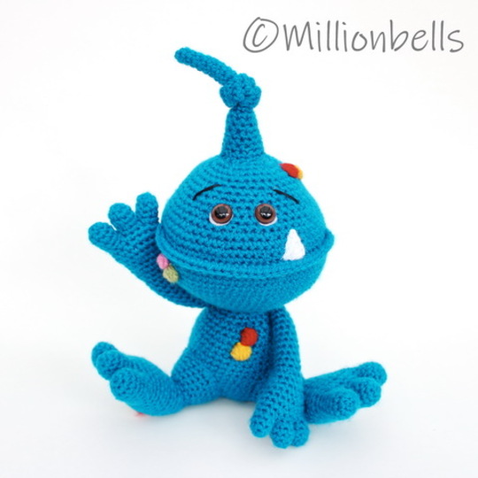 Amigurumi Spots The Monster PDF Crochet Pattern