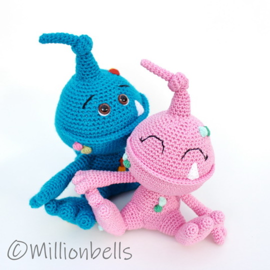 Amigurumi Spots The Monster PDF Crochet Pattern