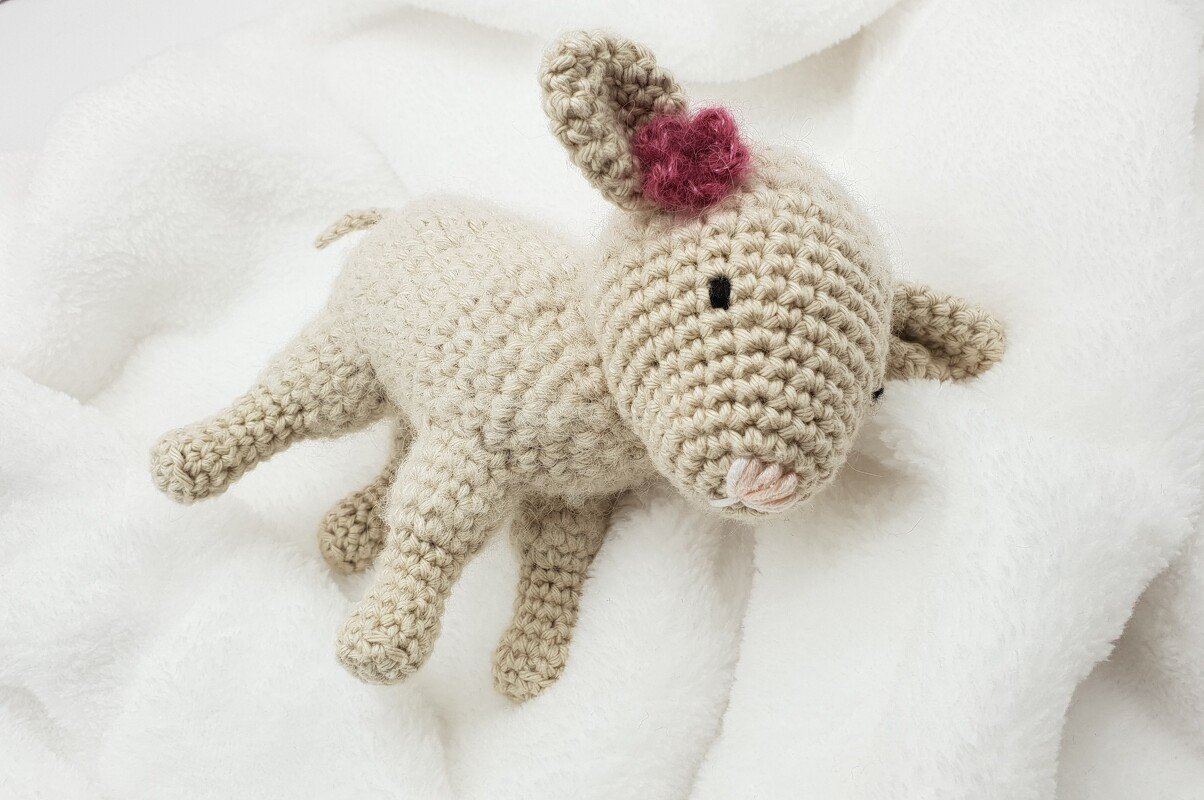 Häkelanleitung Lämmchen Leni - Bild 3