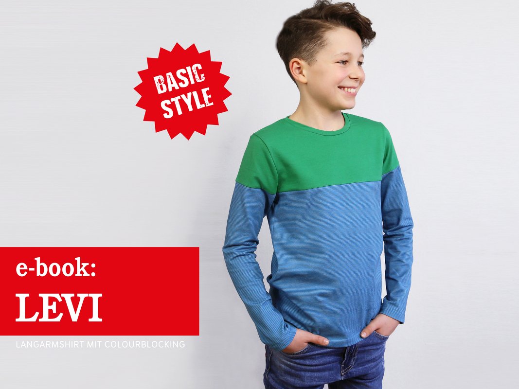 LEVI • Langarmshirt mit Colourblocking,  e-book
