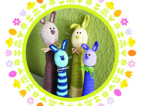 Häkelanleitung für Deko "Osterhase"