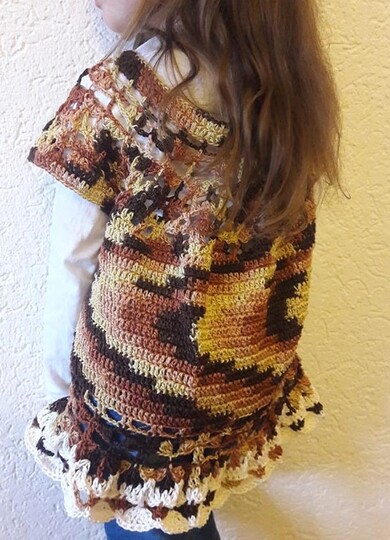 Pullunder Bella Marie - alle Größen - Häkelanleitung