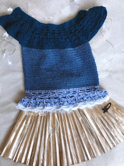 Pullunder Bella Marie - alle Größen - Häkelanleitung