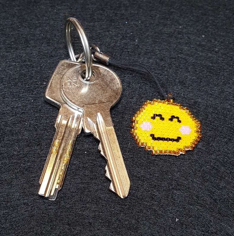 Smilie Set 1 (Nr. 1 - Nr. 5) / Anhänger / Ohrring / Charm