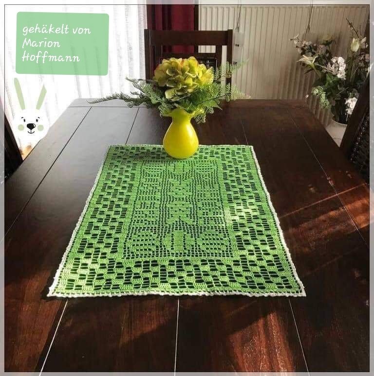 Tischläufer "Frohe Ostern" + Bonus Sofatischläufer - Bild 2