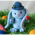 Hase "Hoppel" mit Rucksack und Karotte