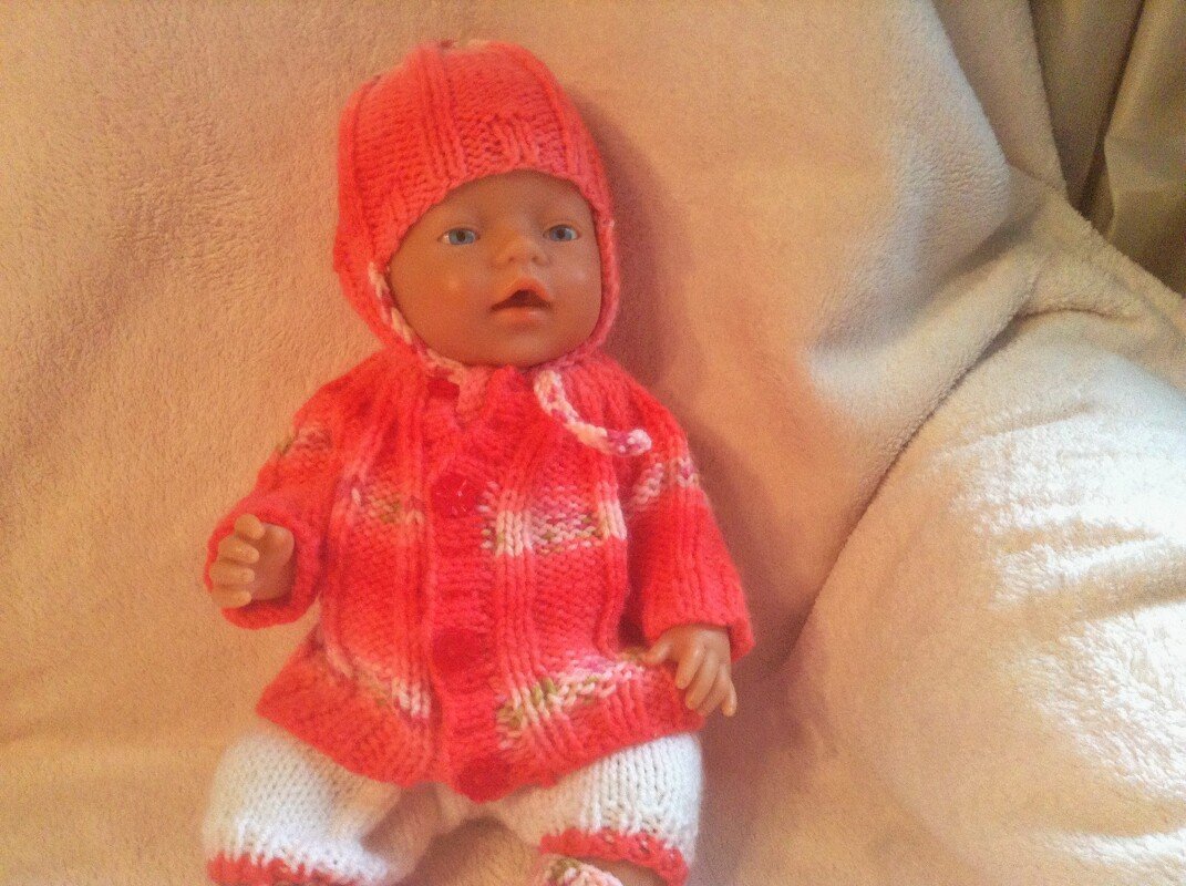 4 Strickanleitungen im Set für Puppe und Baby - Bild 6