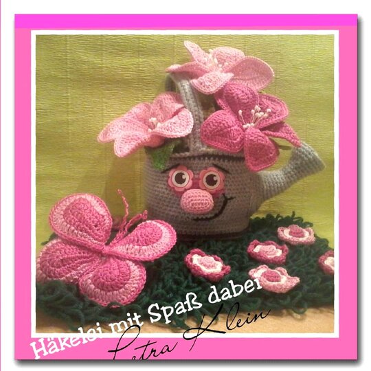 Häkelanleitung Amigurumi / Die kleine Gießkanne