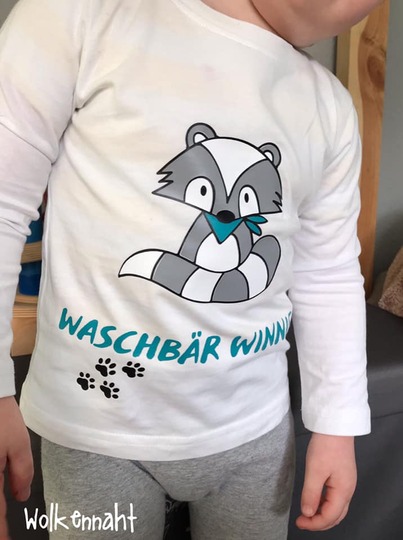 Waschbär Winnie Plotterdatei