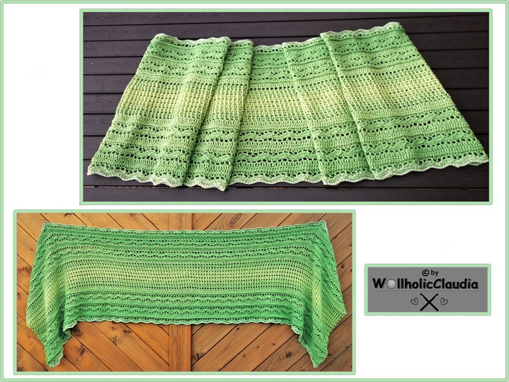 Häkelanleitung Stola - Schultertuch "Blickfang"