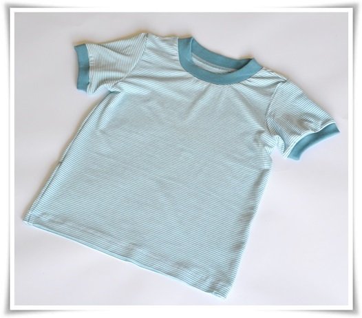 1313 Schnittmuster Kinder T- Shirt Kindershirt Shirt kurzarm Gr.92-128 PDF - Bild 2