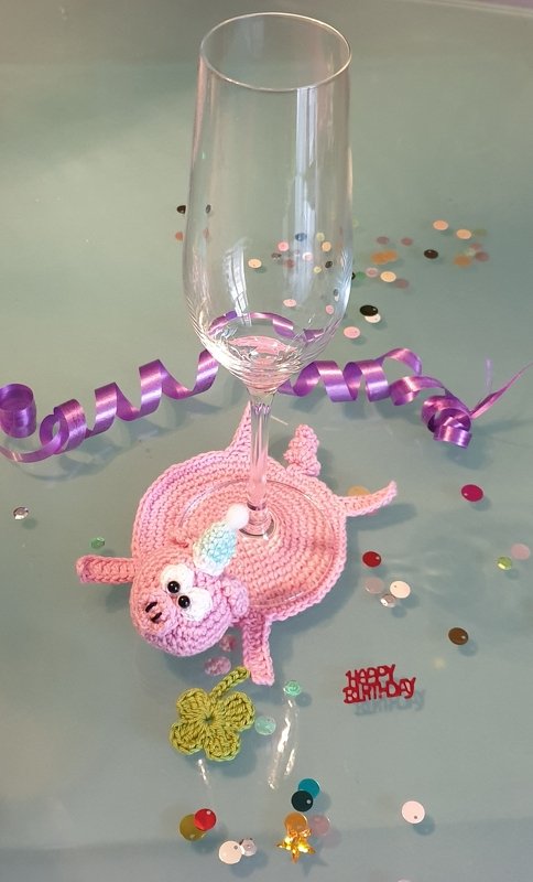 Glücksschwein Untersetzer - Bild 2