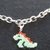 "Trixie" der kleine Dino / Perlen Charm / Anhänger aus Perlen