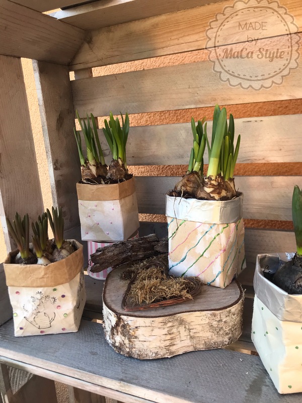 Upcycling Blumenübertopf