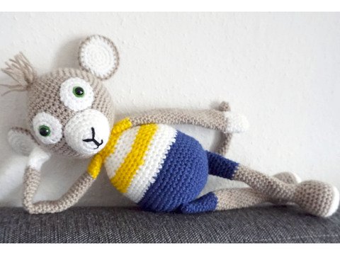 Häkelanleitung: Affe Ape