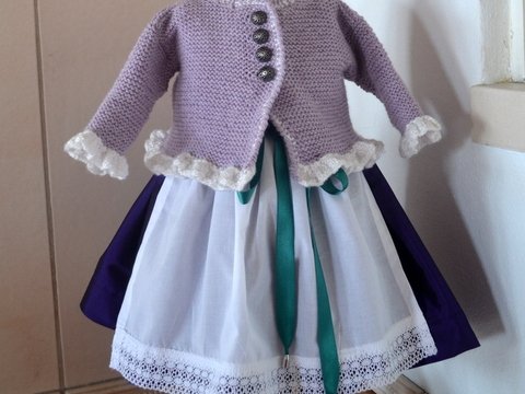 STRICKANLEITUNG * Trachten Jacke * Baby * Kind * 3 Größe  56 - 86