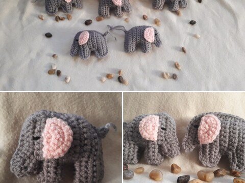 Häkelanleitung kleiner Elefant